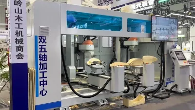 Double Head 5-Axis CNC Machining Center
