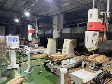 Double Head 5-Axis CNC Machining Center