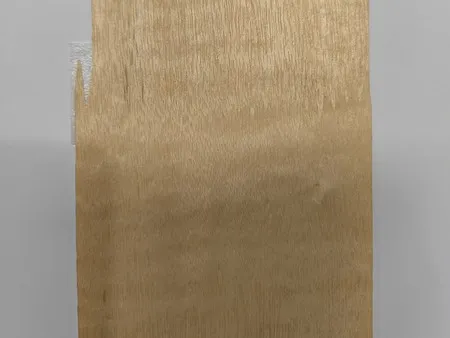 Finger joint veneer splice result